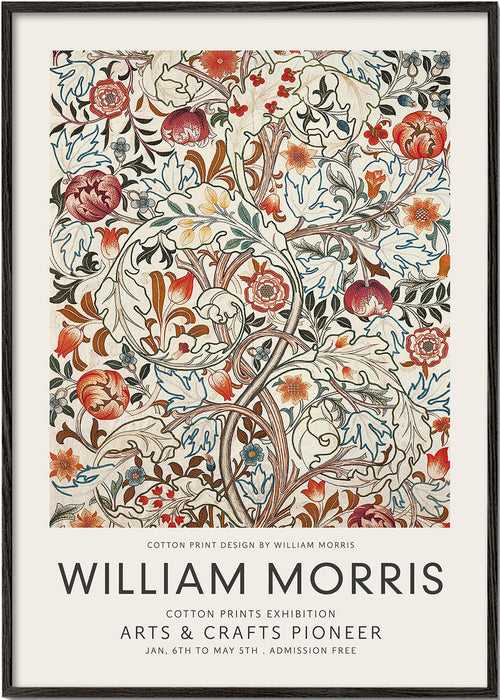 Botanický tisk William Morris květinový vzor