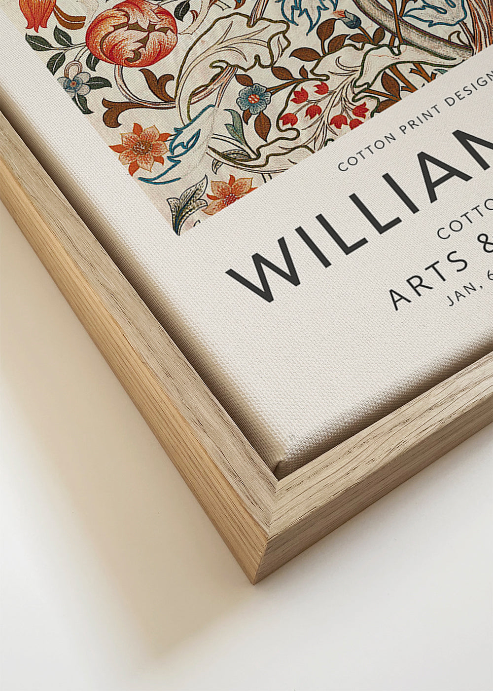 Botanický tisk William Morris květinový vzor
