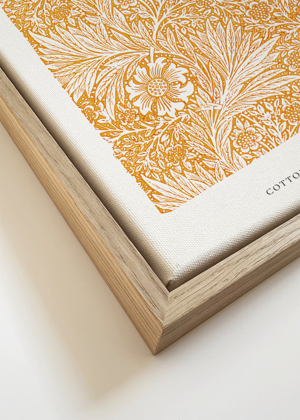 Botanický tisk William Morris motiv Marigold