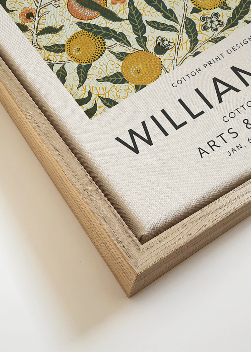 Botanický tisk s motivem ovoce William Morris