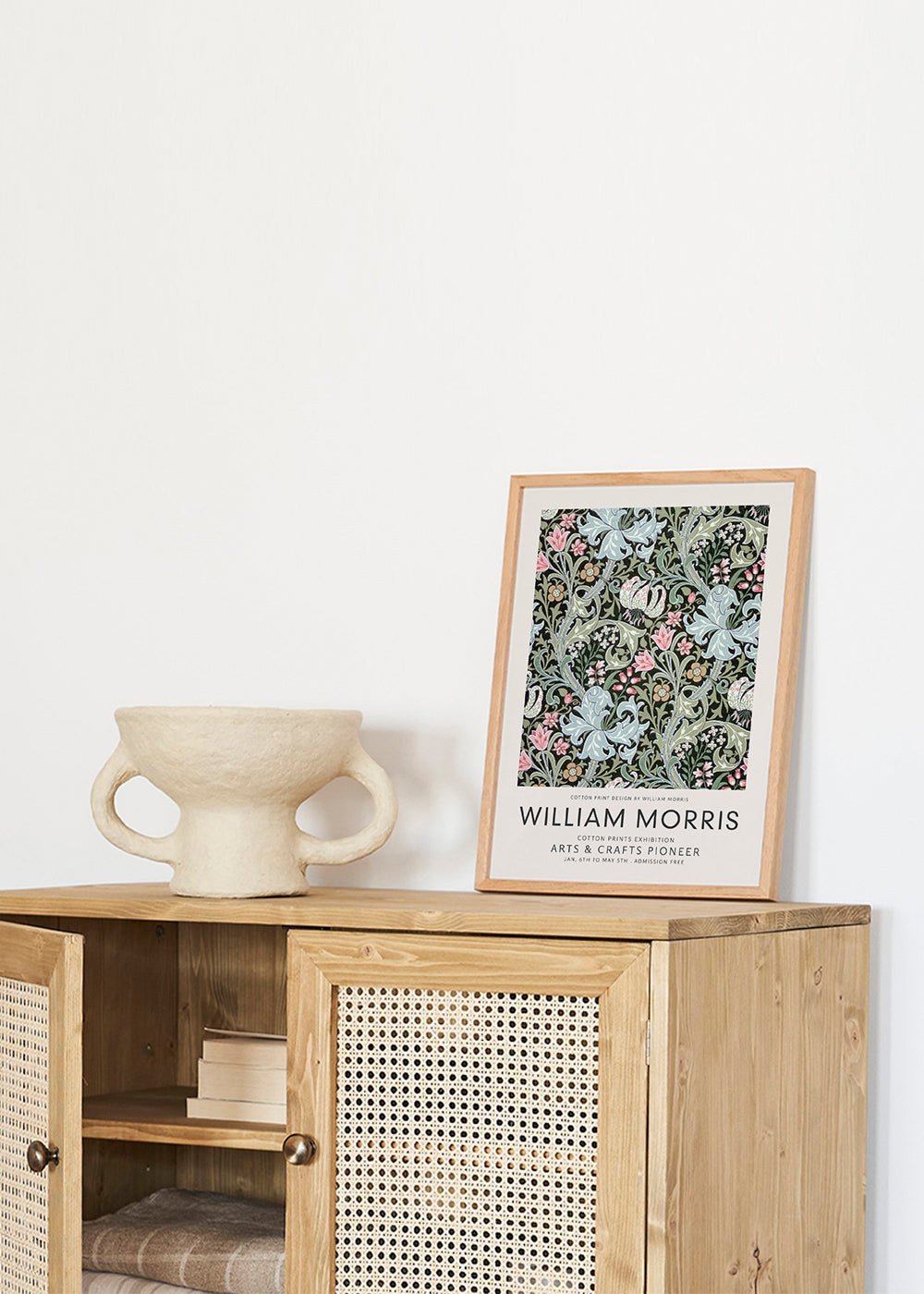 Botanický plakát William Morris květinový vzor