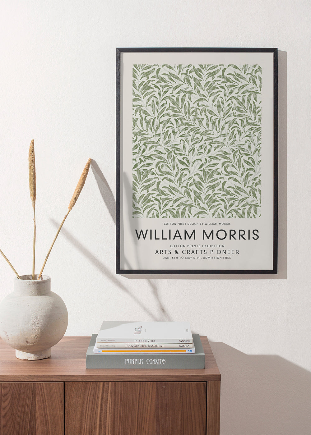 Botanický plakát William Morris motiv listů