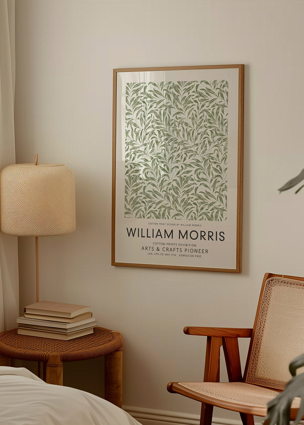 Botanický plakát William Morris motiv listů