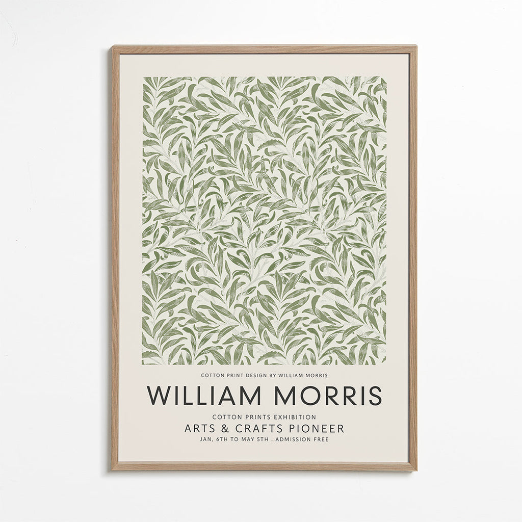 Botanický plakát William Morris motiv listů