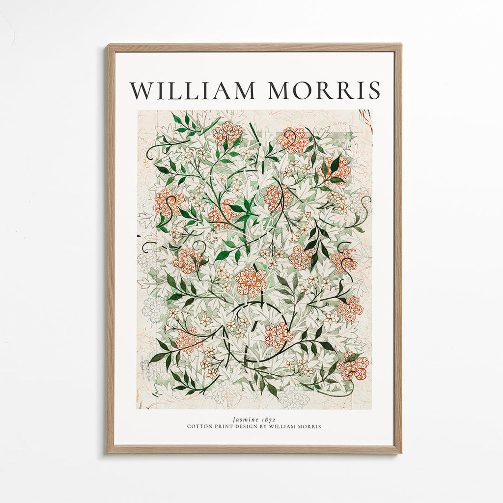 Botanický plakát s jasmínem William Morris