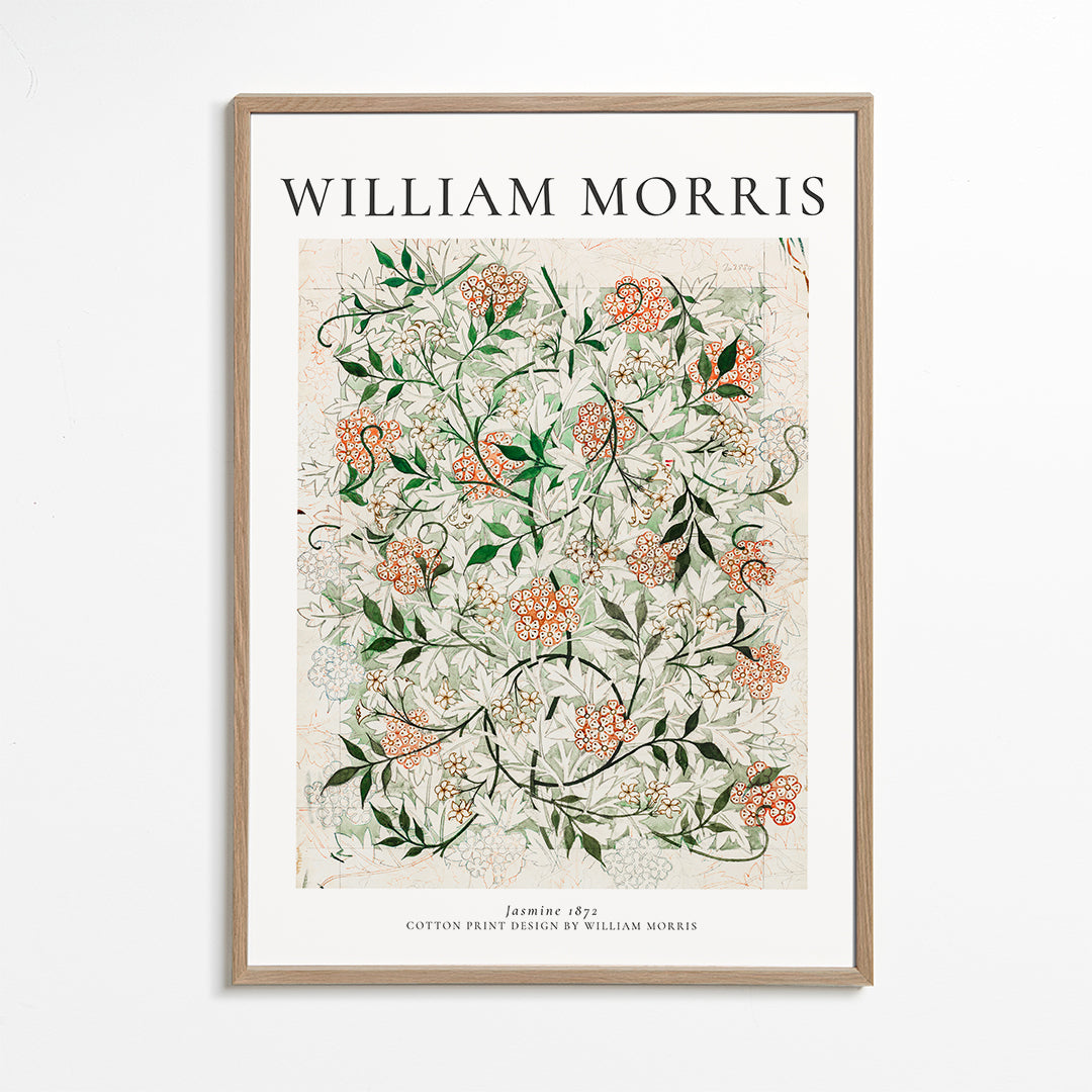 Botanický plakát s jasmínem William Morris