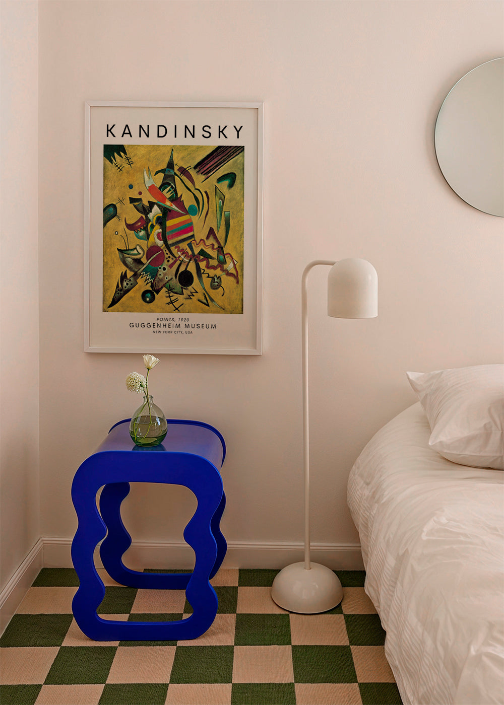 Abstraktní obraz ve stylu Kandinsky s barevnými body