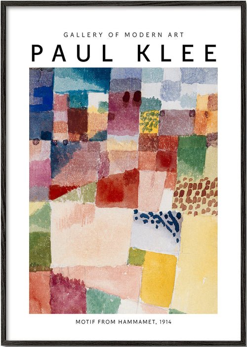 Abstraktní obraz mozaika barev od Paul Klee