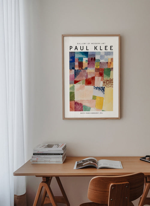 Abstraktní obraz mozaika barev od Paul Klee