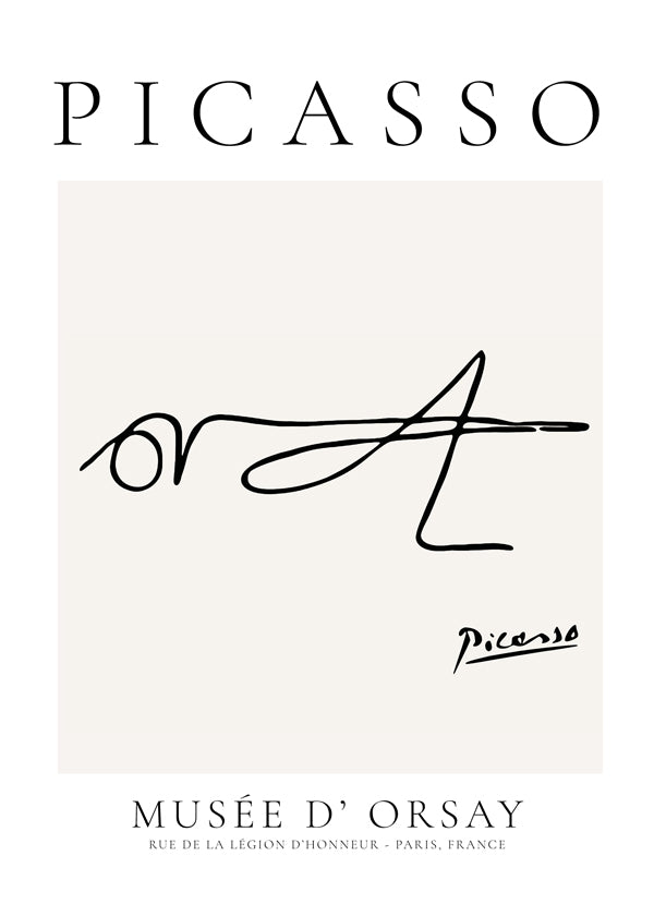 Linkový kresba hmyz podepsaná Picasso