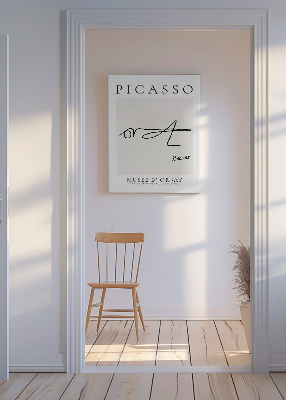 Linkový kresba hmyz podepsaná Picasso