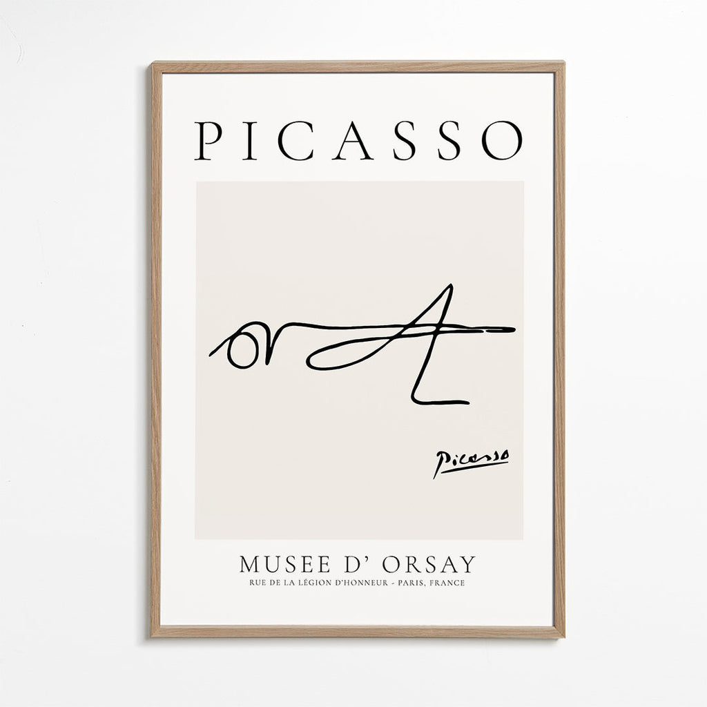 Linkový kresba hmyz podepsaná Picasso