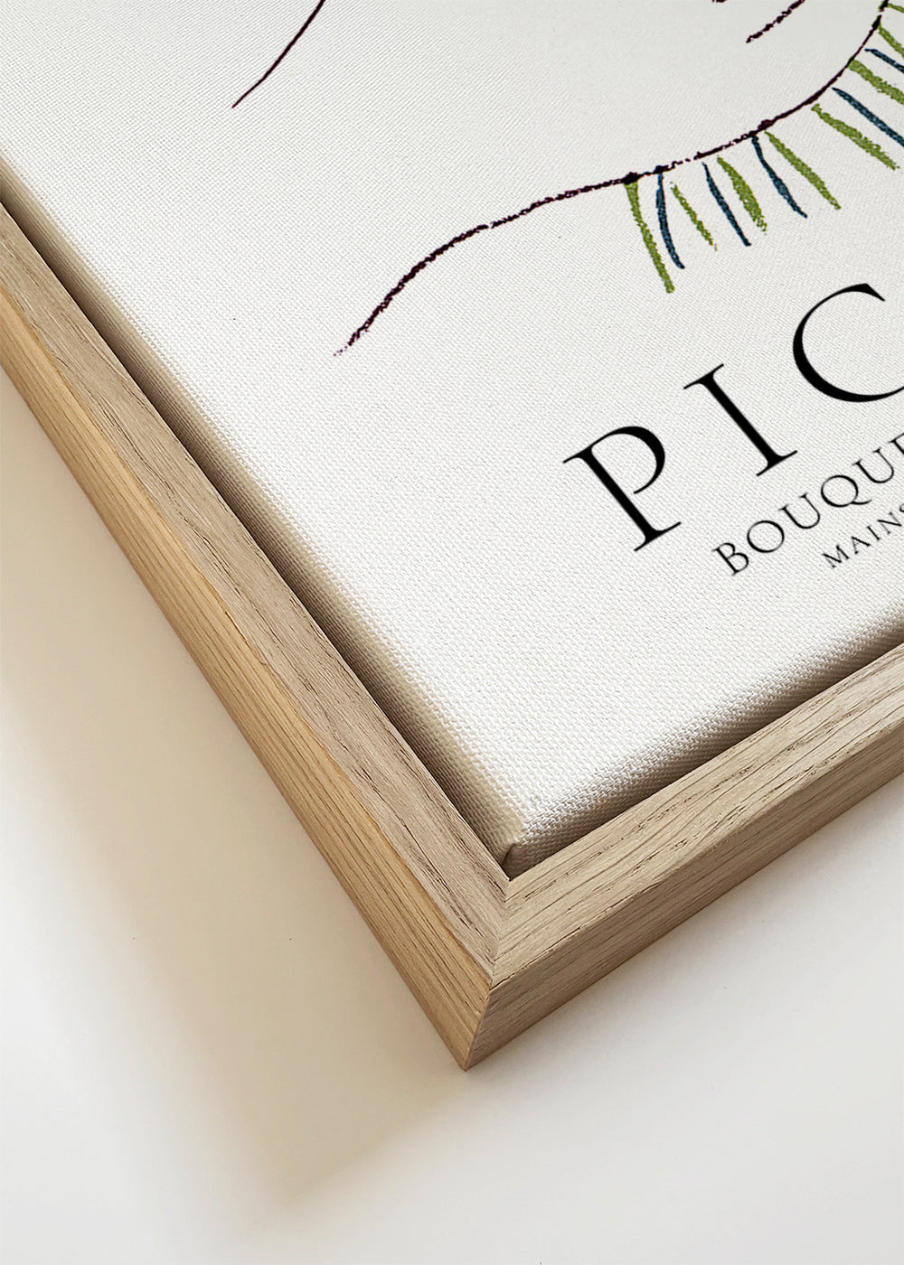 Botanický plakát ruce s barevným kyticí