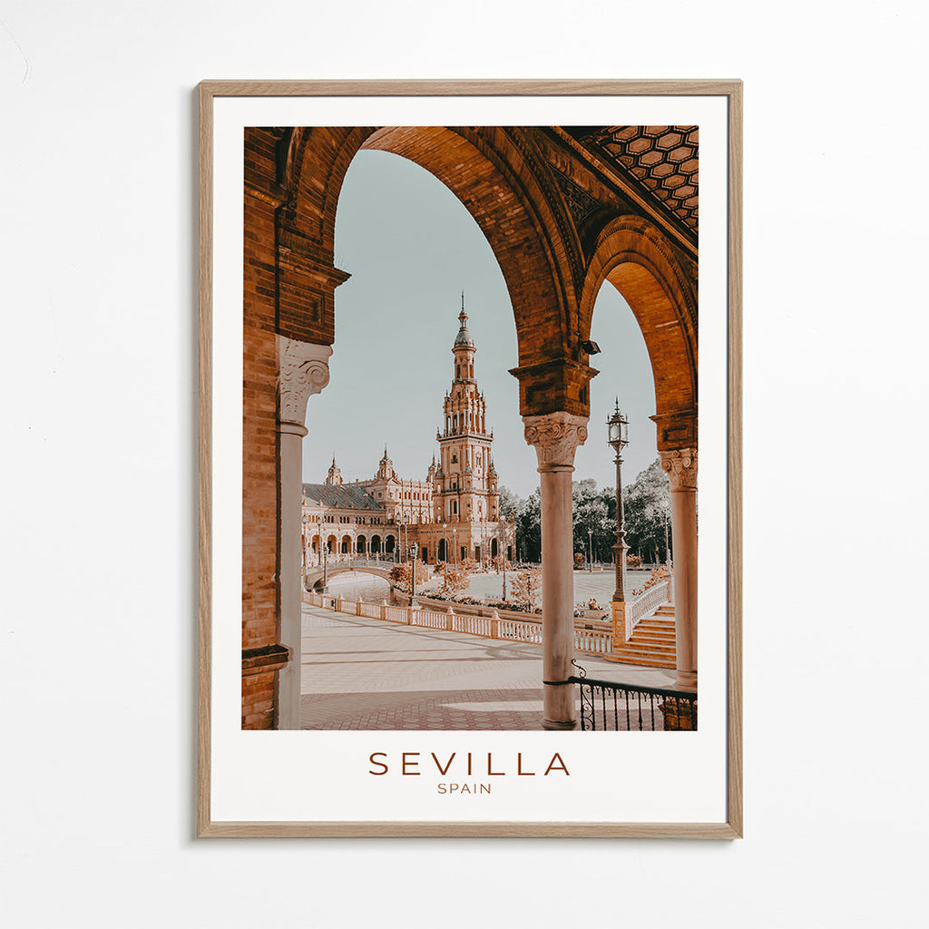 Obraz do kuchyně Sevilla: oblouky a náměstí