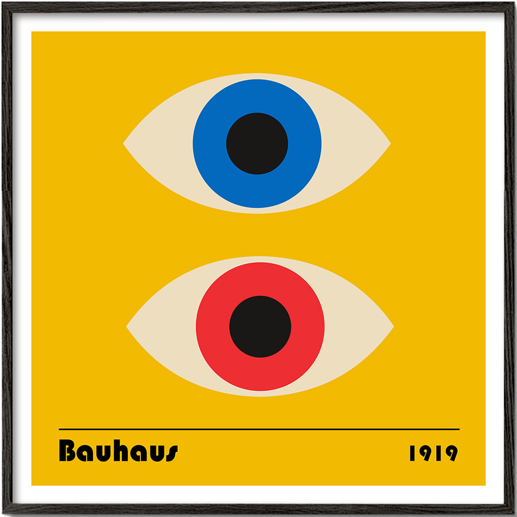 Geometrický obraz s Bauhaus očima