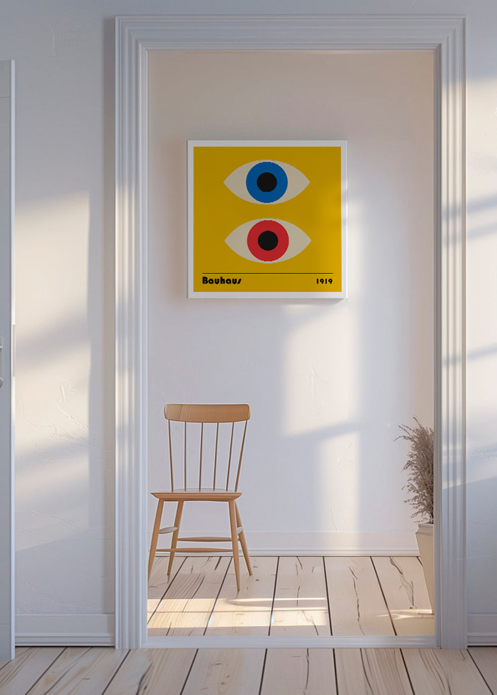 Geometrický obraz s Bauhaus očima