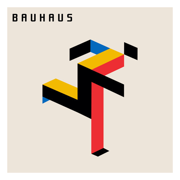 Geometrický obraz Bauhaus s izometrickými bloky