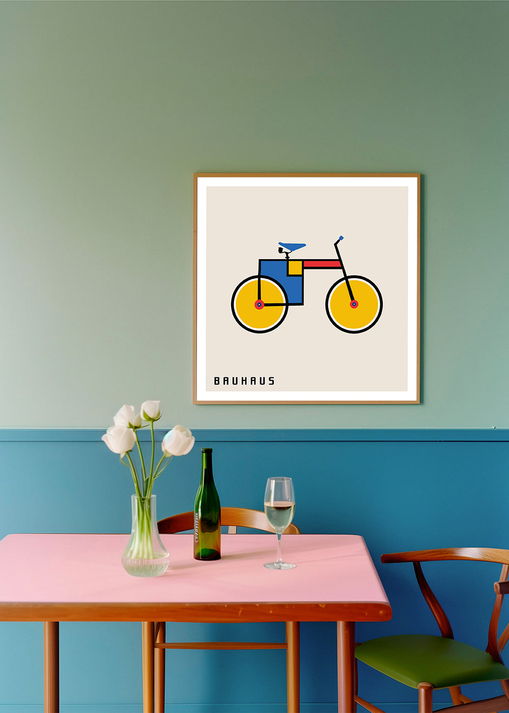 Bauhaus ilustrace kolo