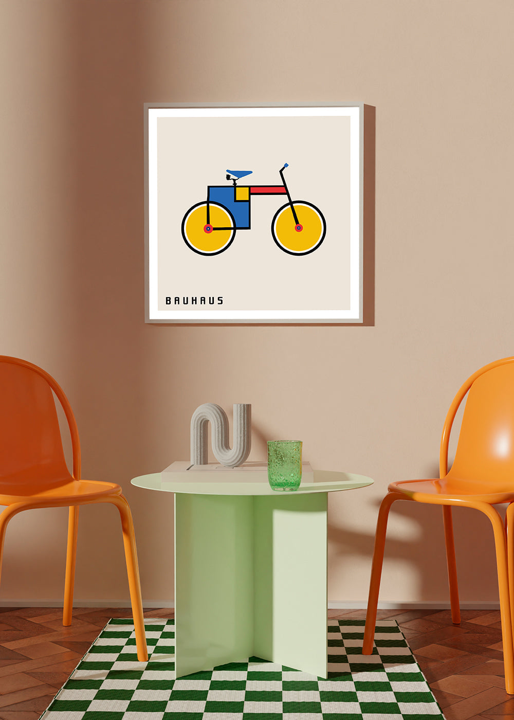 Bauhaus ilustrace kolo
