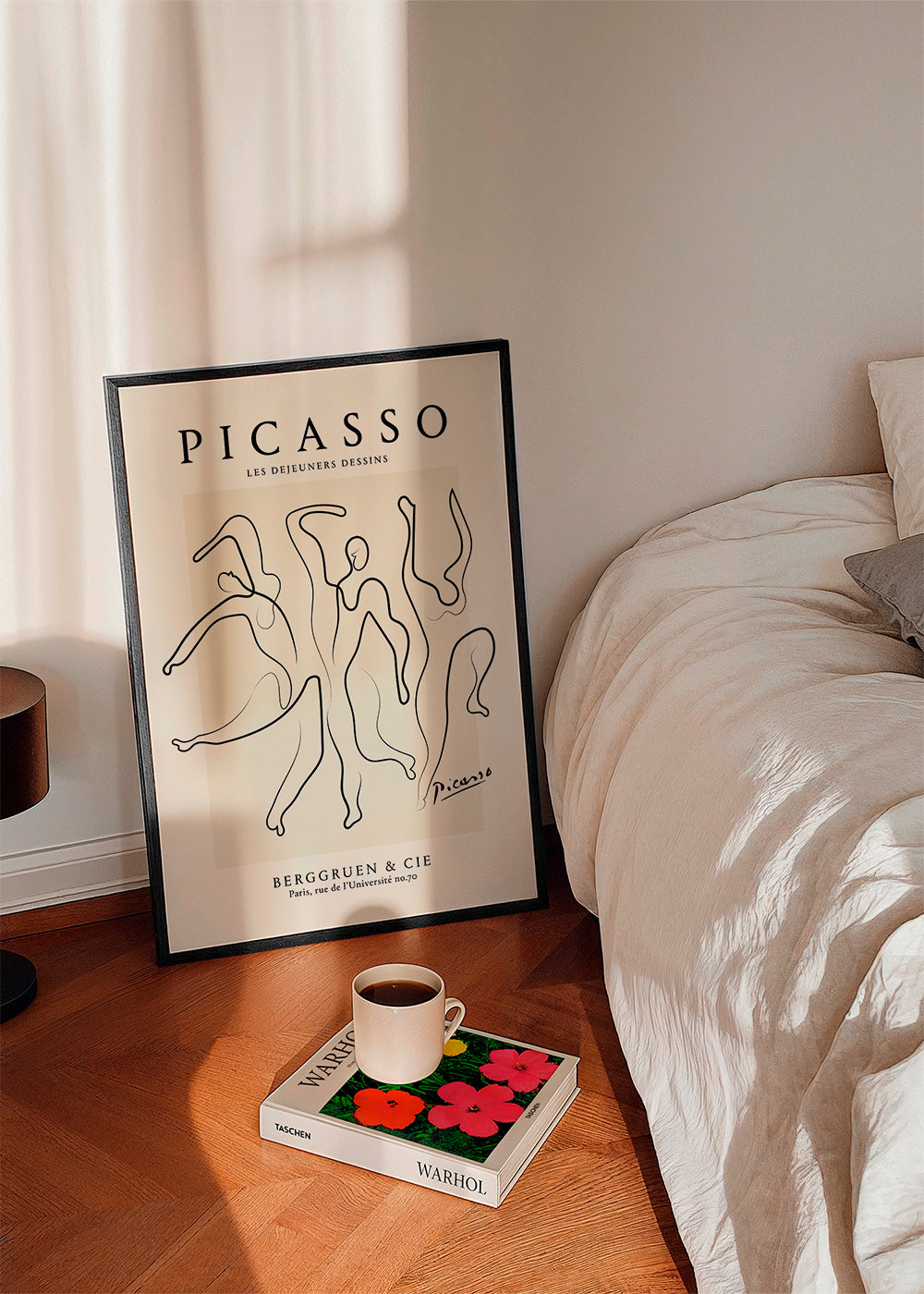 Ilustrace kontinuálním tahem ve stylu Picasso