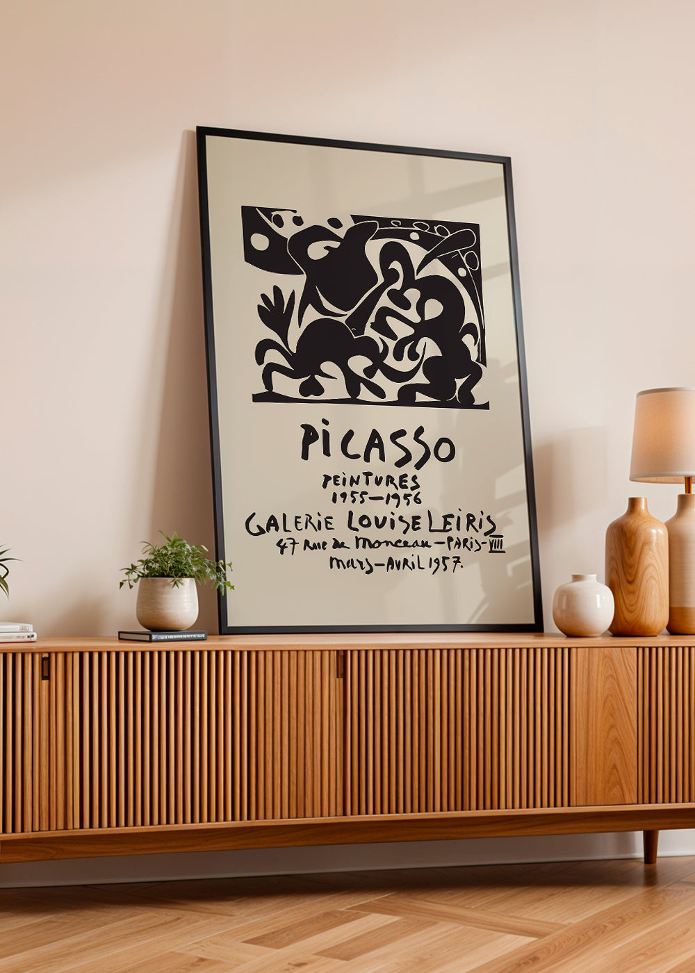 Vintage plakát výstavy Picassa