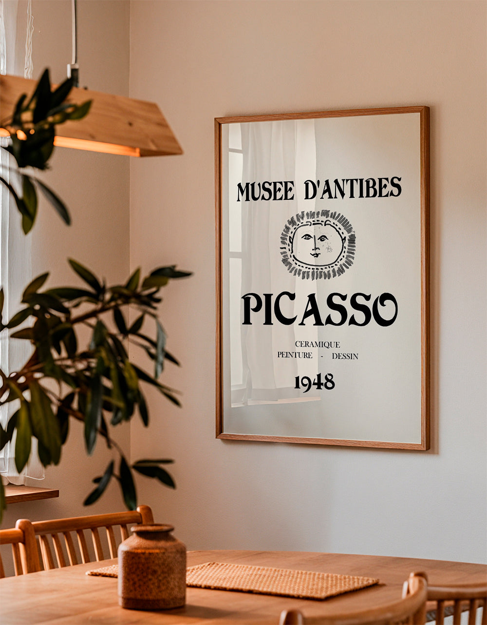 Vintage plakát Musée d'Antibes Picasso 1948