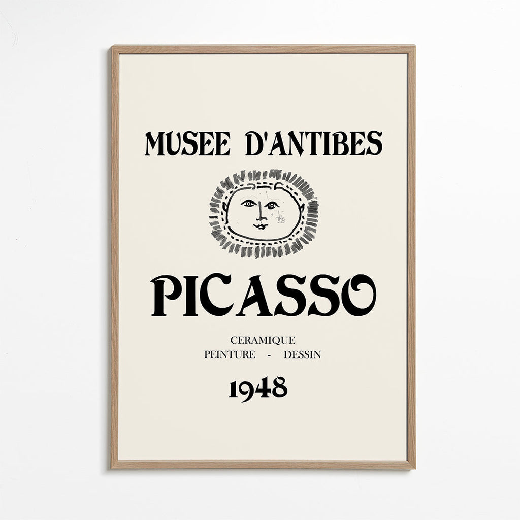 Vintage plakát Musée d'Antibes Picasso 1948