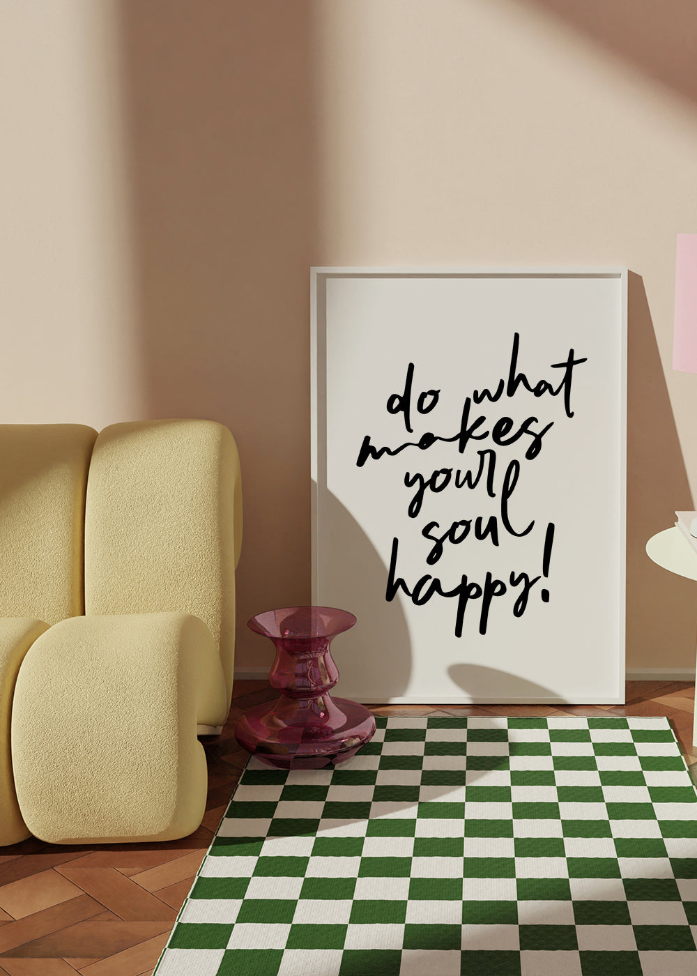 Typografická ilustrace psaná rukou