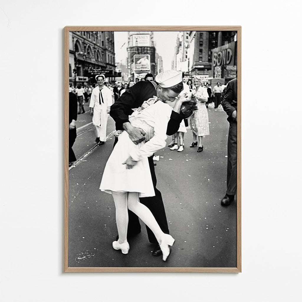 Vintage tisk: polibek na Times Square 1945