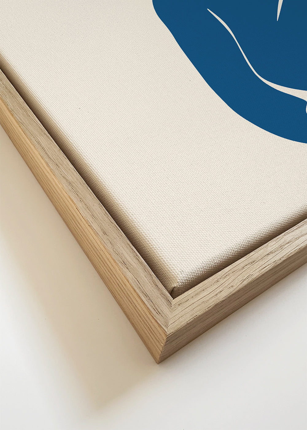 Ilustrace Blue Nude II s minimalní postavou