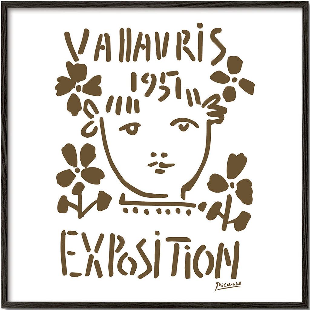 Vintage plakát Vallauris Exposition 1951