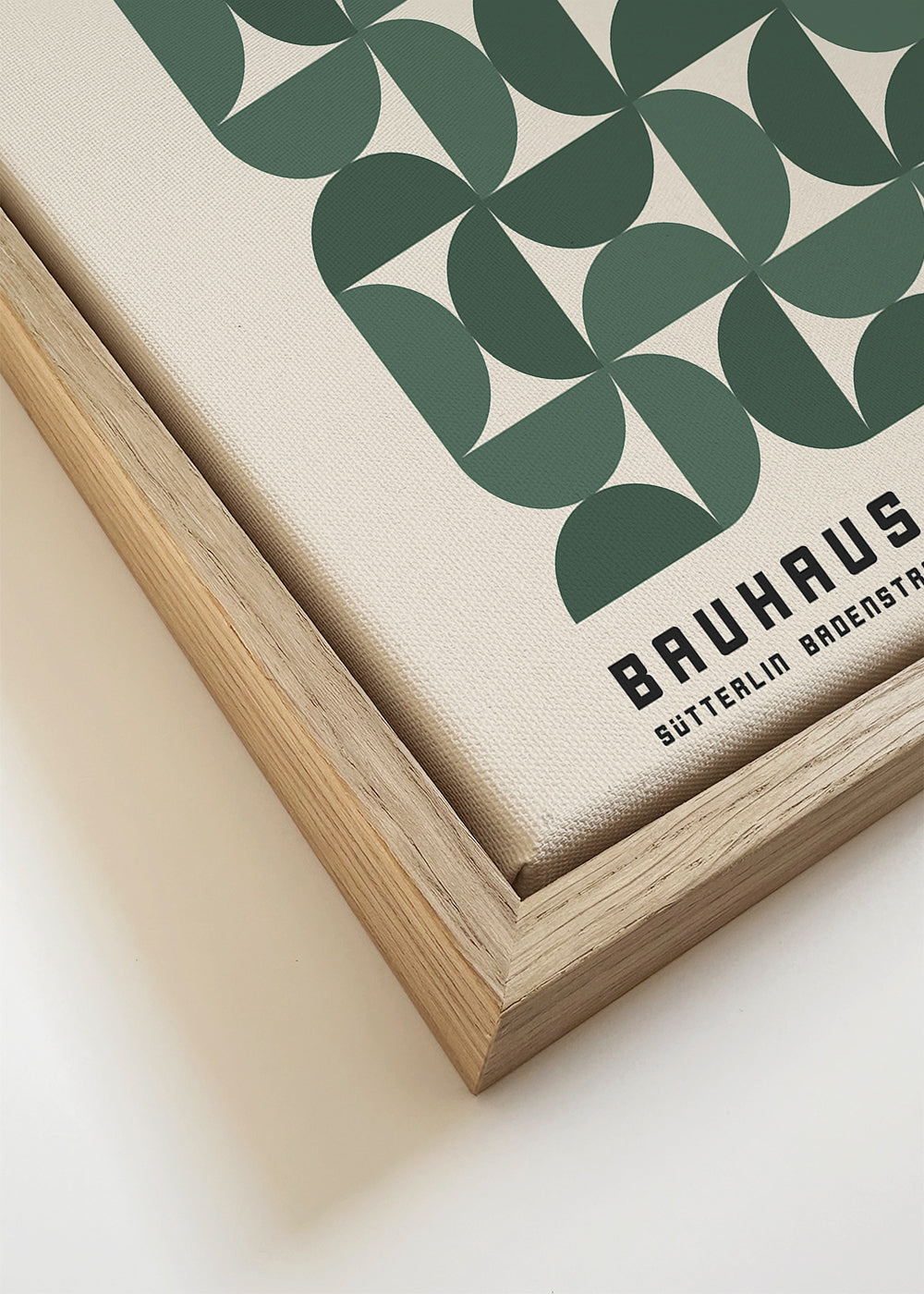 Geometrický plakát Bauhaus zelený 1923