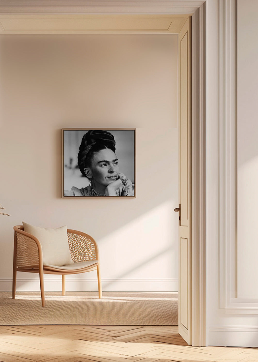 Fotografie portrét černobílý ve vintage stylu