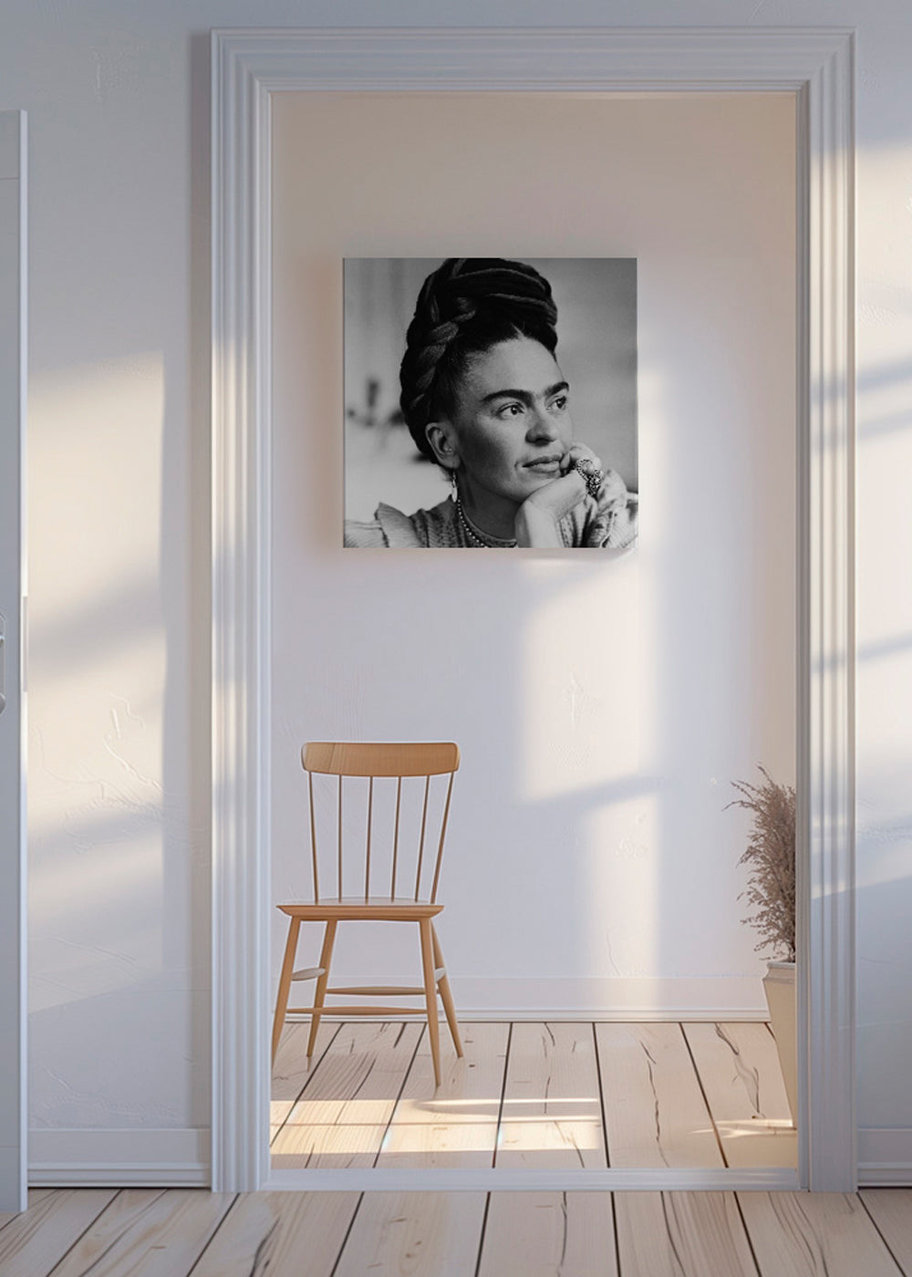 Fotografie portrét černobílý ve vintage stylu