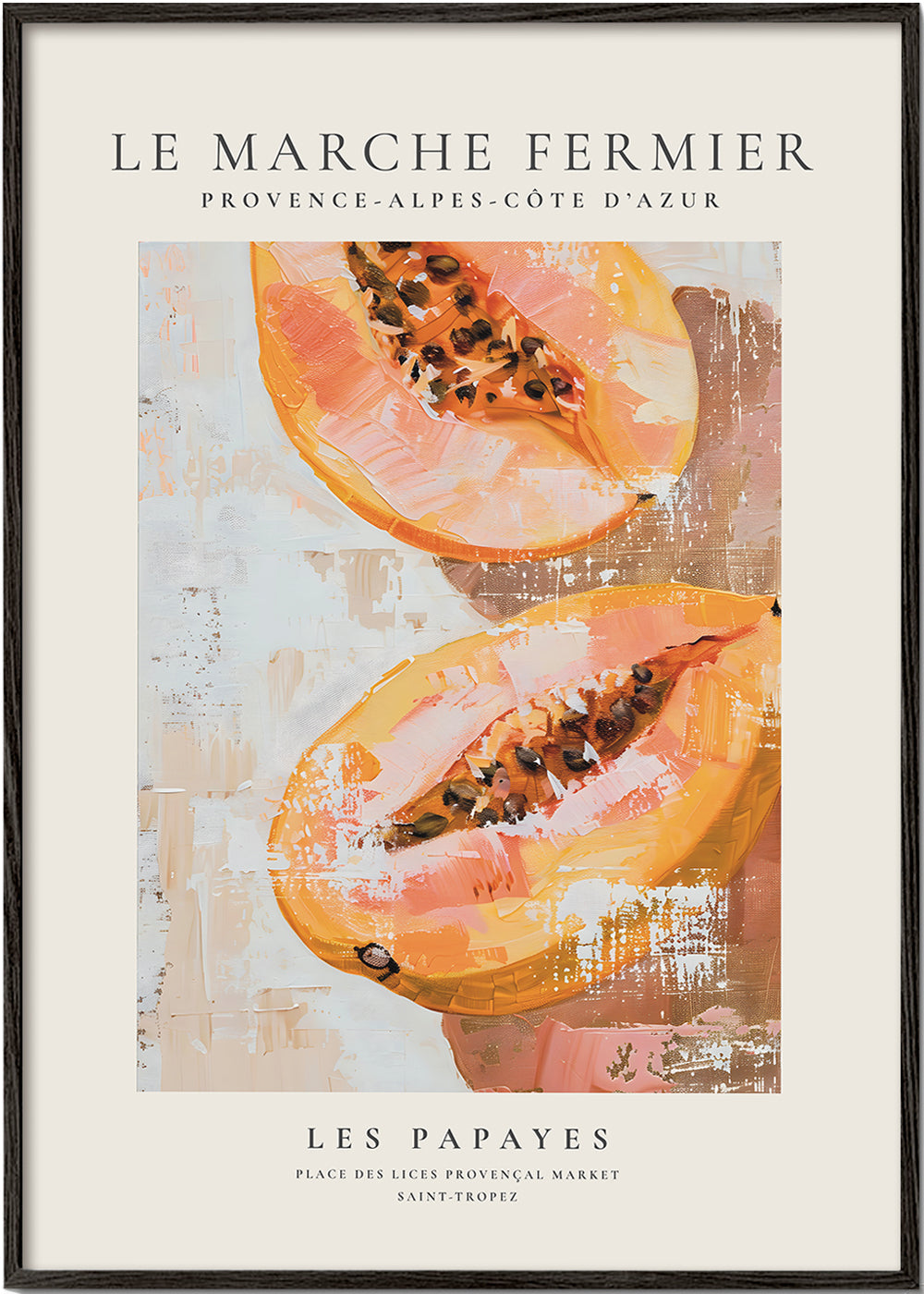 Obraz do kuchyně Papaya ilustrace