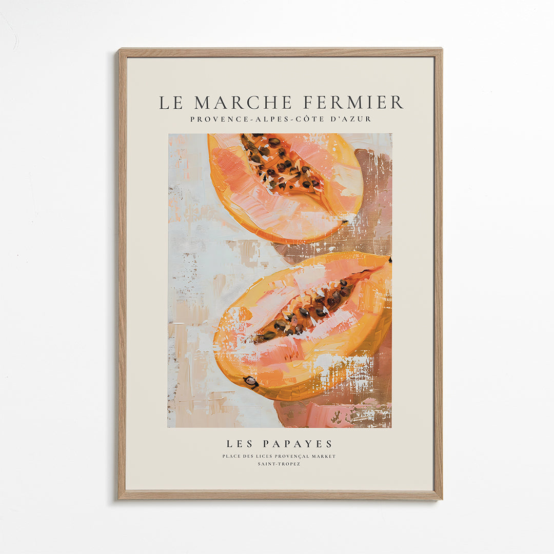 Obraz do kuchyně Papaya ilustrace
