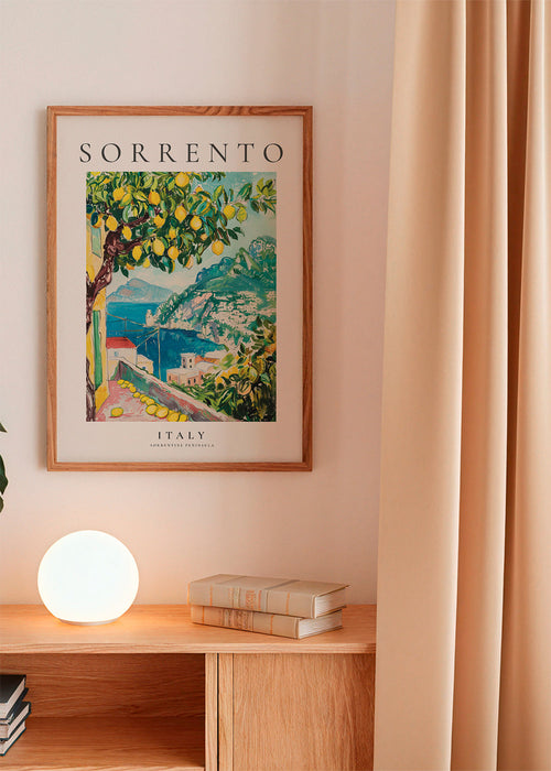 Cestovní plakát: Sorrento a citrónovník