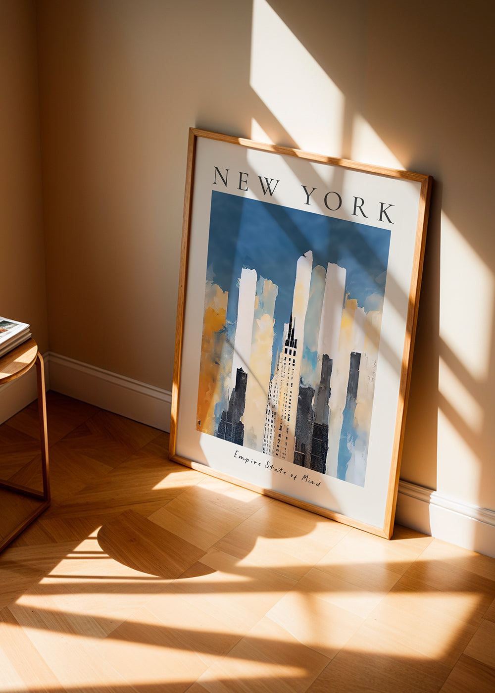 Obraz města New York panorama malířského stylu