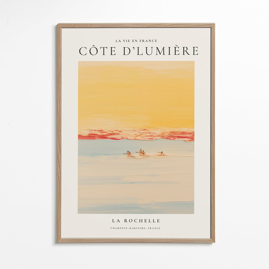 Obraz do kuchyně: Côte d'Lumière pobřežní plakát