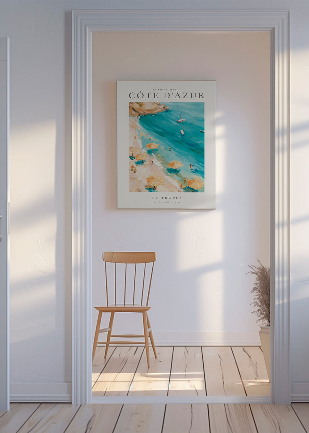 Plakát Cesta Pláž St Tropez