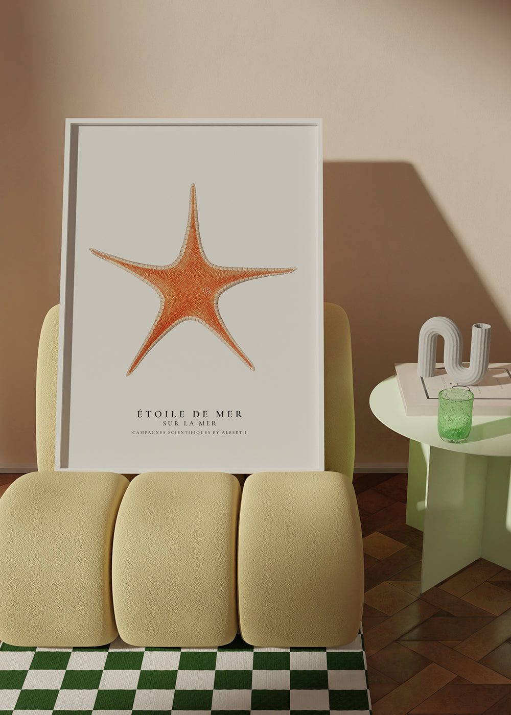Obraz Hvězdice — vědecká ilustrace v minimalistickém pojetí