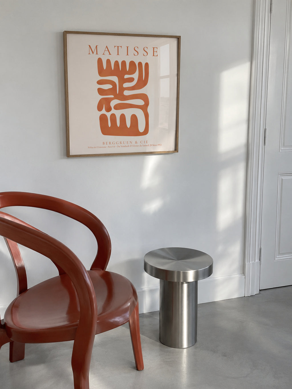 Henri Matisse, Berggruen and Cie III - SQUARE - Framed poster in an interior