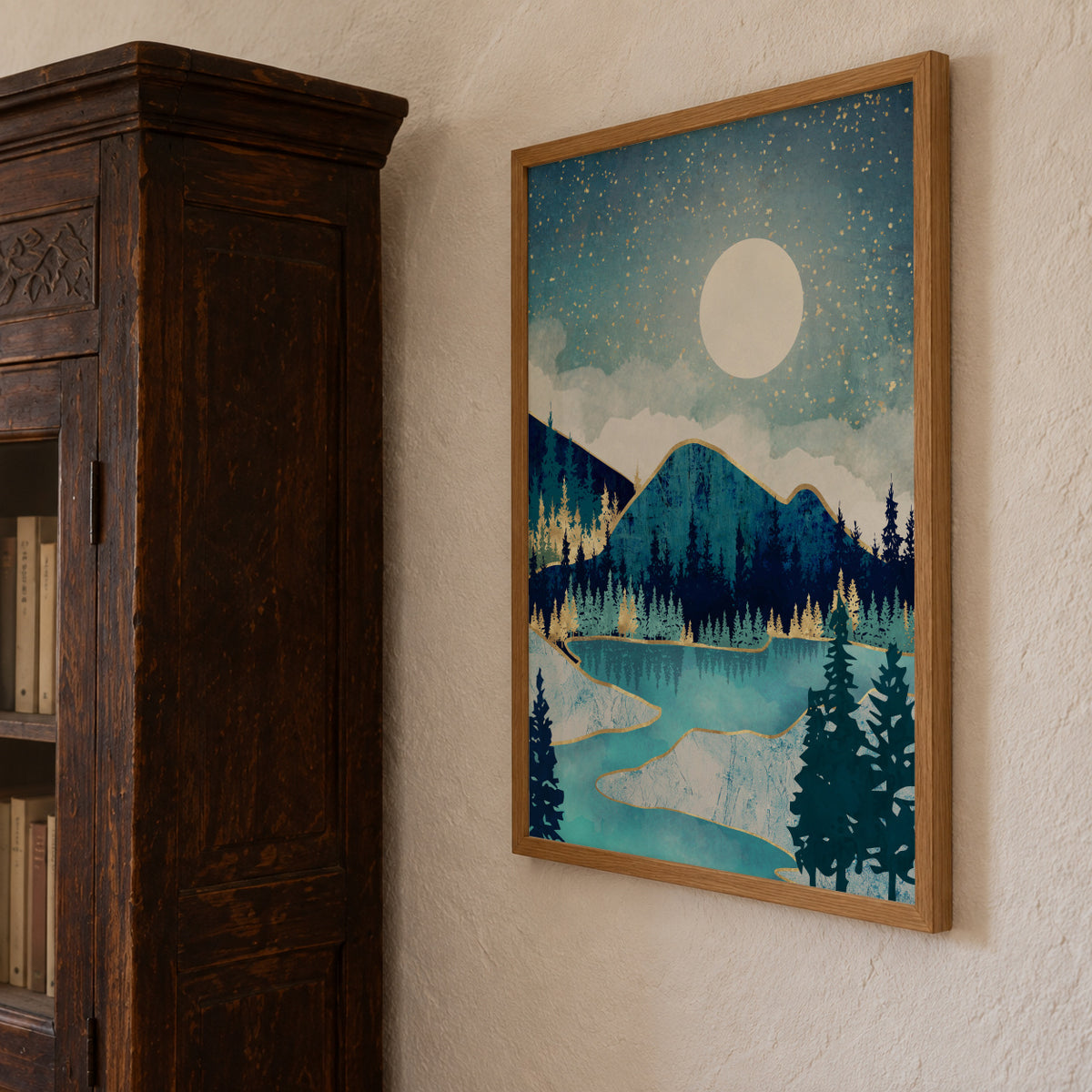 Morning Stars - Framed poster detail