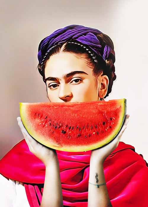 Obraz do kuchyně Frida s vodním melounem