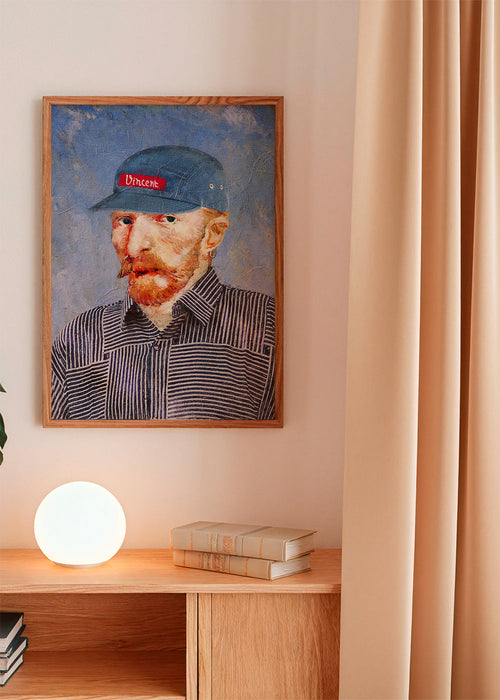 Ilustrace Vincenta s moderní kšiltovkou