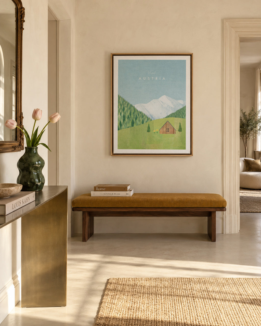 Austria - Framed canvas in an interior