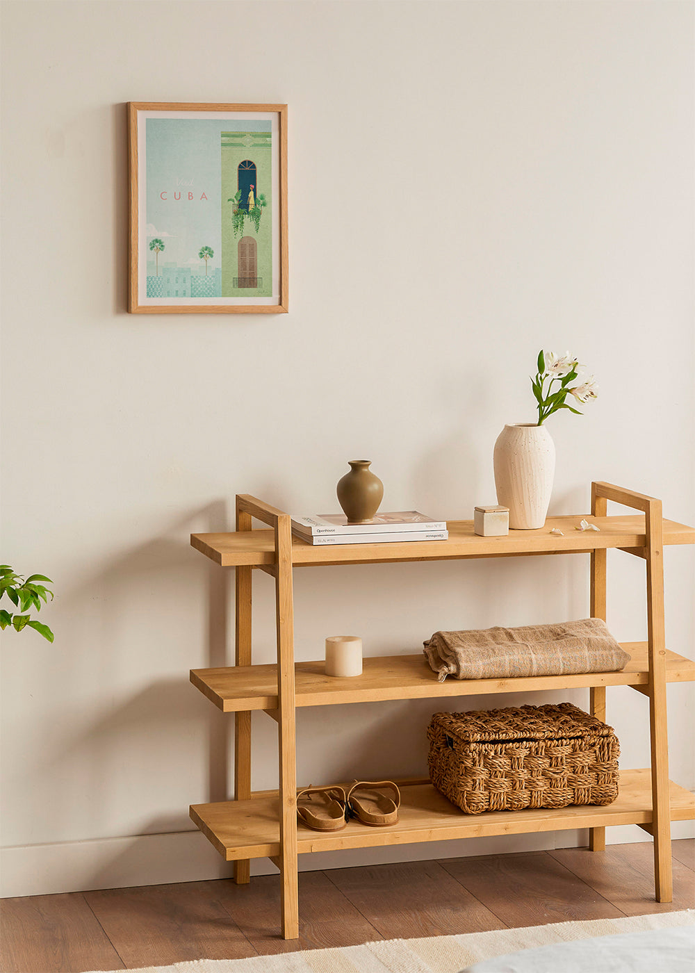 Cestovní plakát: kubánský balkon ilustrace