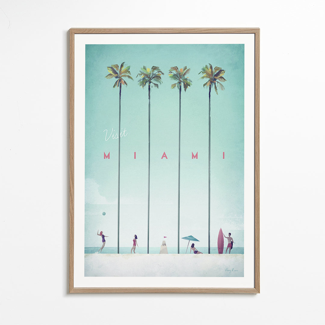 Obraz do kuchyně Miami s palmami