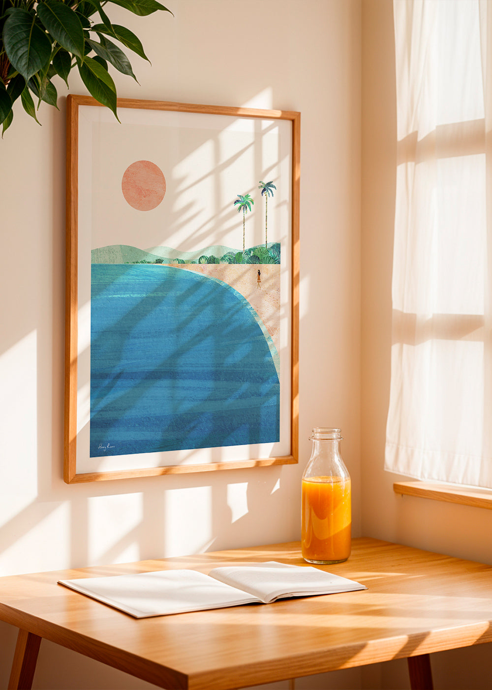 Krajinářské umění pláž minimalistické