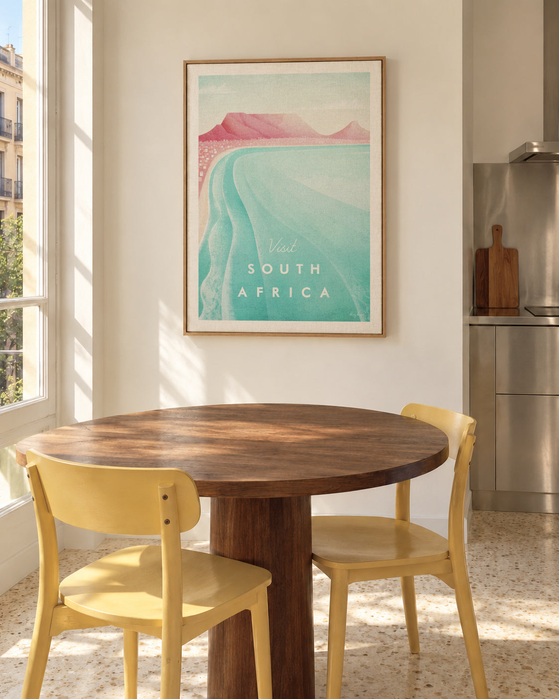 South Africa - Framed canvas in an interior